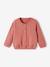 Ensemble bébé fille 3 pièces robe cardigan bandeau bleu grisé+corail+vieux rose 19 - vertbaudet enfant 