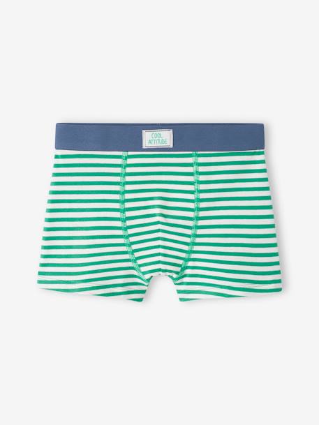 Lot de 5 boxers stretch skate garçon vert 2 - vertbaudet enfant 