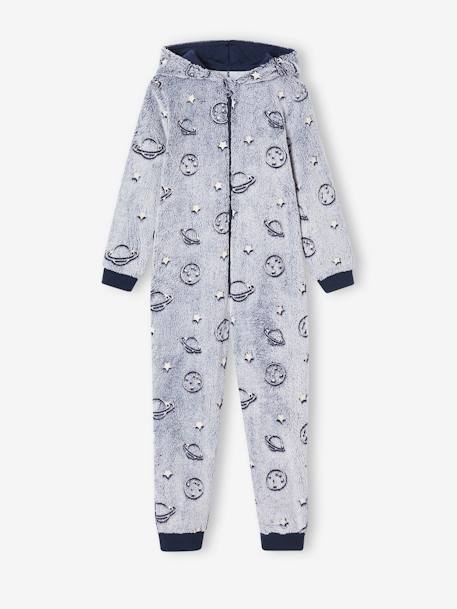 Combi-pyjama espace phosphorescent garçon marine 4 - vertbaudet enfant 