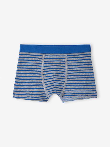 Lot de 5 boxers stretch espace garçon bleu roi 6 - vertbaudet enfant 