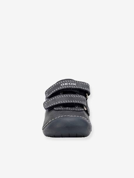 Chaussures souples bébé quatre pattes B Tutim camel+marine 13 - vertbaudet enfant 