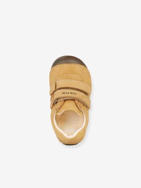 Chaussures souples bébé quatre pattes B Tutim camel+marine 5 - vertbaudet enfant 