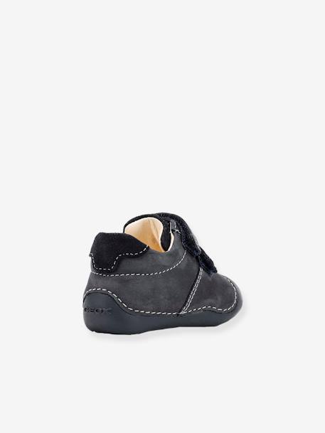 Chaussures souples bébé quatre pattes B Tutim camel+marine 9 - vertbaudet enfant 