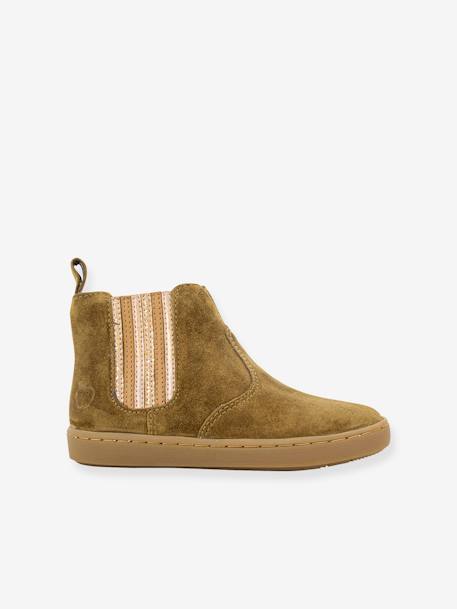 Boots bébé Play New ShineVelours SHOO POM® camel+marine 2 - vertbaudet enfant 