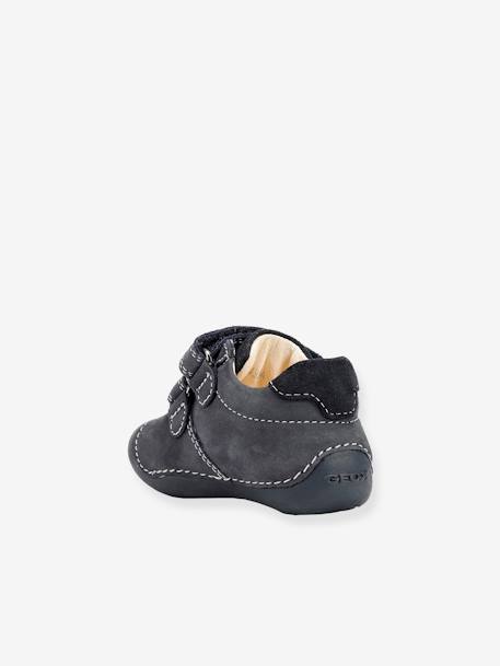 Chaussures souples bébé quatre pattes B Tutim camel+marine 8 - vertbaudet enfant 