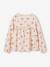 T-shirt blouse fille imprimé manches longues écru+Léopard+rose poudré+vert de gris 8 - vertbaudet enfant 