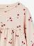 T-shirt blouse fille imprimé manches longues écru+Léopard+rose poudré+vert de gris 9 - vertbaudet enfant 