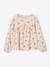 T-shirt blouse fille imprimé manches longues écru+Léopard+rose poudré+vert de gris 7 - vertbaudet enfant 