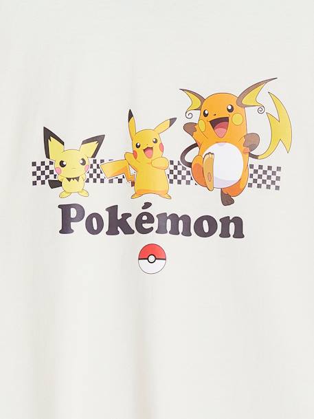 T-shirt manches longues Pokémon® garçon écru 3 - vertbaudet enfant 