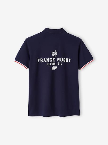 Polo adulte manches courtes France Rugby® marine 2 - vertbaudet enfant 