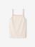 Lot de 3 débardeurs fantaisie fille en maille côtelée rose nude 3 - vertbaudet enfant 