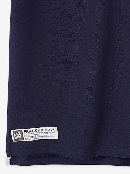 Polo adulte manches courtes France Rugby marine 4 - vertbaudet enfant 