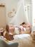 Lit Bébé évolutif 70x140cm avec tiroir de rangement en cannage POESIE rose nude 1 - vertbaudet enfant 