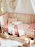 Lit Bébé évolutif 70x140cm avec tiroir de rangement en cannage POESIE rose nude 5 - vertbaudet enfant 