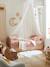 Lit Bébé évolutif 70x140cm avec tiroir de rangement en cannage POESIE rose nude 3 - vertbaudet enfant 