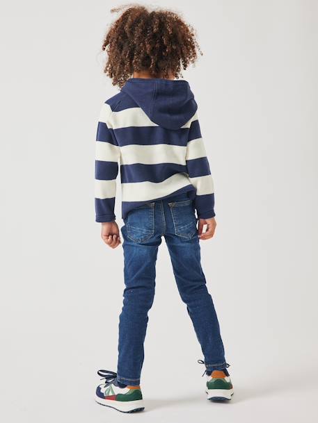 Jean garçon slim morphologique MEDIUM denim black+DENIM BRUT+denim gris+DENIM GRIS FONCE+double stone+STONE 42 - vertbaudet enfant 