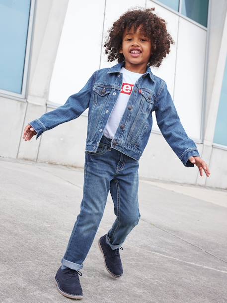 Veste en jean Trucker Jacket LEVI'S bleu jean 4 - vertbaudet enfant 