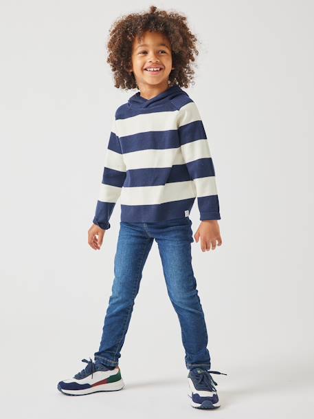 Jean garçon slim morphologique MEDIUM denim black+DENIM BRUT+denim gris+DENIM GRIS FONCE+double stone+STONE 35 - vertbaudet enfant 