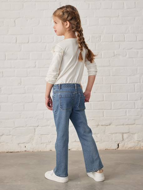Jean flare 7/8ème fille stone 7 - vertbaudet enfant 