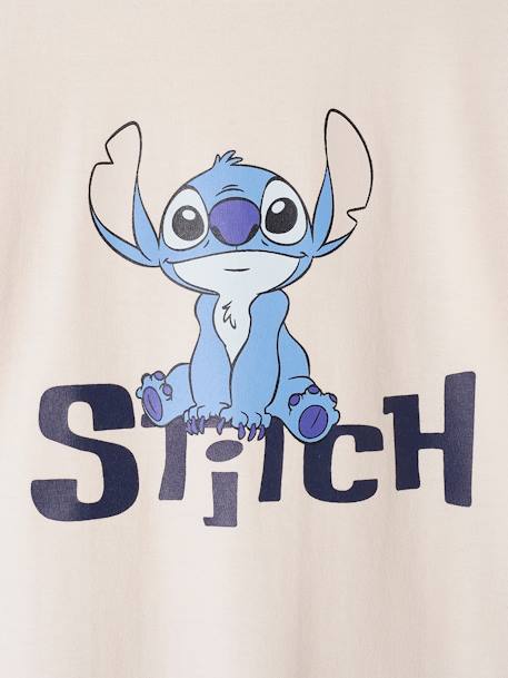 Pyjama fille Disney® Stitch rose pâle/gris chiné 5 - vertbaudet enfant 