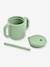 Tasse paille silicone BÉABA sage green 4 - vertbaudet enfant 