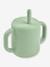 Tasse paille silicone BÉABA sage green 2 - vertbaudet enfant 