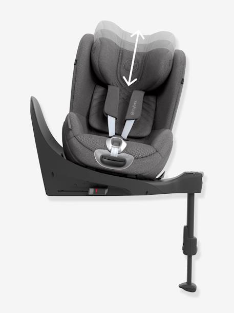 Siège-auto Platinum Sirona T i-Size 45 à 105 cm, équivalence groupe 0+/1 Mirage grey+Nautical Blue+Sepia Black 3 - vertbaudet enfant 