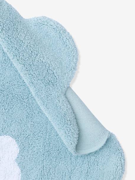 Tapis coton Lavable Mini Nuage Volume - bleu ciel 3 - vertbaudet enfant 