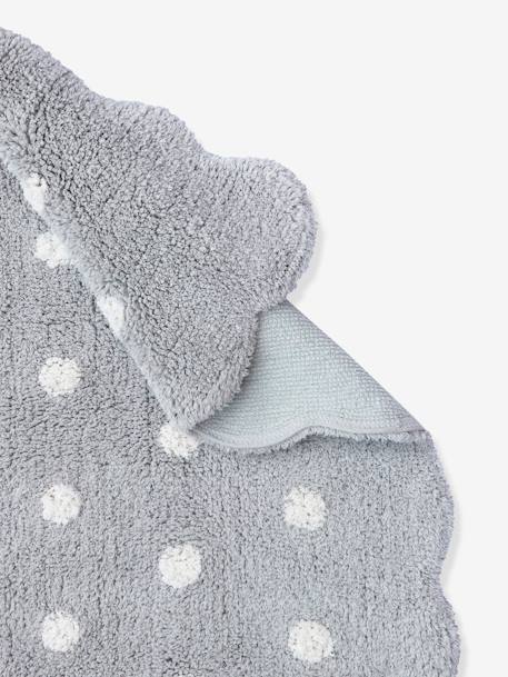 Tapis coton Lavable Mini Biscuit - gris 4 - vertbaudet enfant 