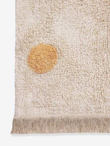 Tapis coton Lavable Motif Pois - jaune 3 - vertbaudet enfant 
