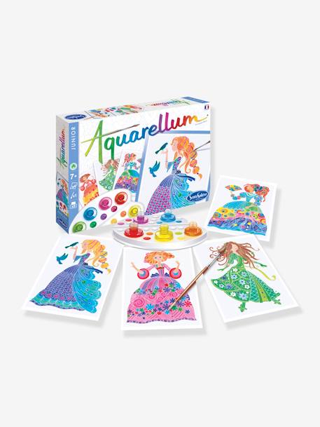 Aquarellum junior - SENTOSPHERE Dans le parc+Dragons+Fées+Papillons+Princesses fleurs 5 - vertbaudet enfant 