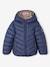 Doudoune fille légère réversible bleu nuit+rose imprimé 1 - vertbaudet enfant 