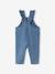 Salopette bébé en denim bretelles à volants stone 3 - vertbaudet enfant 