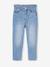 Jean fille mom poches coeur denim gris+gris+stone 16 - vertbaudet enfant 