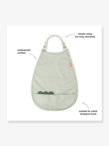 Bavoir élastique Croco vert 3 - vertbaudet enfant 