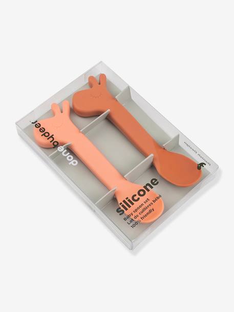 Lot de 2 cuillères en silicone Lalee orange+vert 6 - vertbaudet enfant 