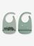 Lot de 2 bavoirs silicone Croco vert 1 - vertbaudet enfant 