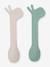 Lot de 2 cuillères en silicone Lalee orange+vert 9 - vertbaudet enfant 