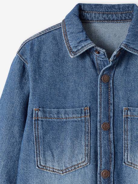 Chemise en jean garçon personnalisable stone 5 - vertbaudet enfant 