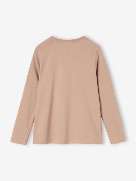 T-shirt manches longues Pokémon fille beige 2 - vertbaudet enfant 