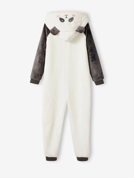 Combi-pyjama panda fille gris 1 - vertbaudet enfant 