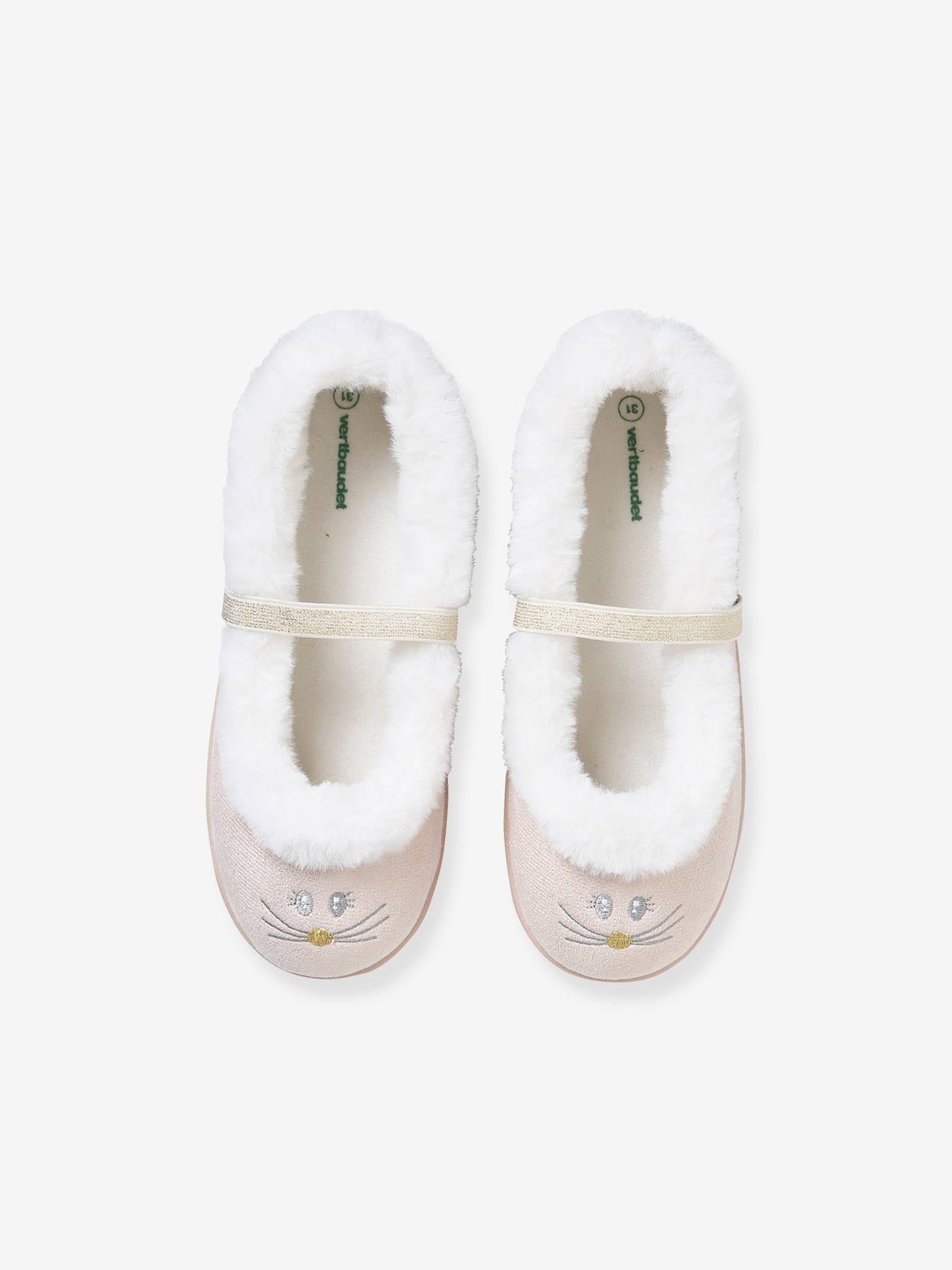 Chaussons Montants Fourrés Enfant Vertbaudet - Doublure Peluche, Semelle Antidérapante, Doux Et Chauds