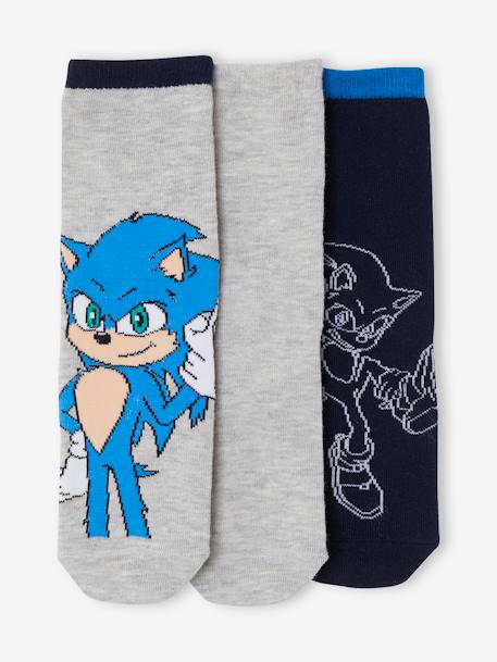 Lot de 3 paires de chaussettes Sonic® Coloris assortis 1 - vertbaudet enfant 