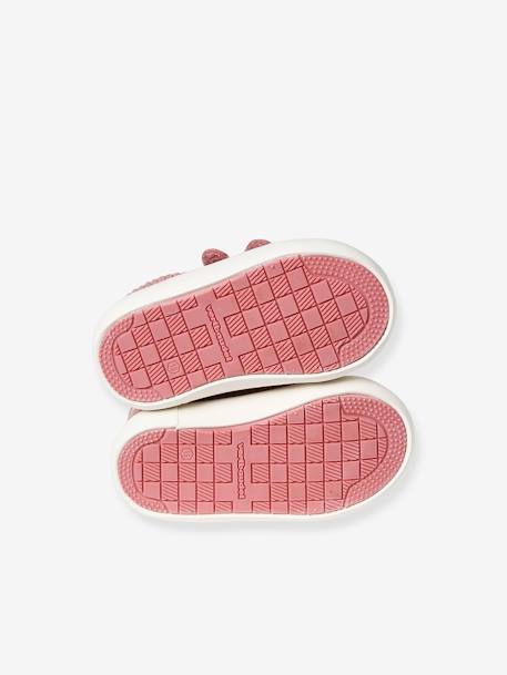 Baskets bébé fille textile scratchées marine+vieux rose 13 - vertbaudet enfant 