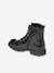 Bottines enfant fille vernies synthétique zippées noir+noir imprimé 3 - vertbaudet enfant 