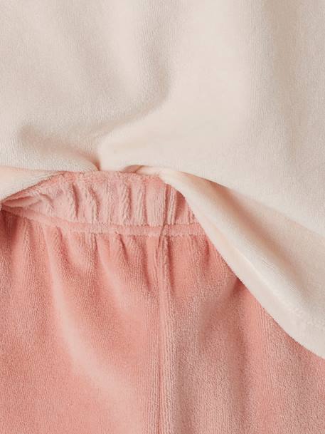 Lot de 2 pyjamas fille velours forever love vieux rose 7 - vertbaudet enfant 