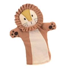 Jouet-Jeux d'imagination-Marionnette Lion pour Enfant - Egmont Toys - 27 cm - Lavable en machine