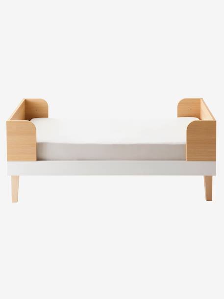 Lit Bébé évolutif 70x140cm MOKA blanc moyen 8 - vertbaudet enfant 