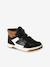 Baskets enfant garçon synthétique montantes à scratchs noir 1 - vertbaudet enfant 