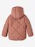 Doudoune fille à capuche doublée sherpa blush+marine+vert 6 - vertbaudet enfant 